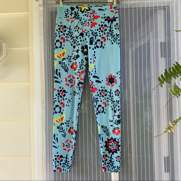 Lularoe Butter Soft Turquoise Leggings 